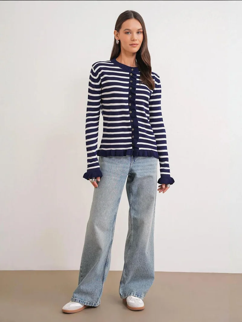 ميكسراي كارديجان ميكسراي بأزرار وخطوط