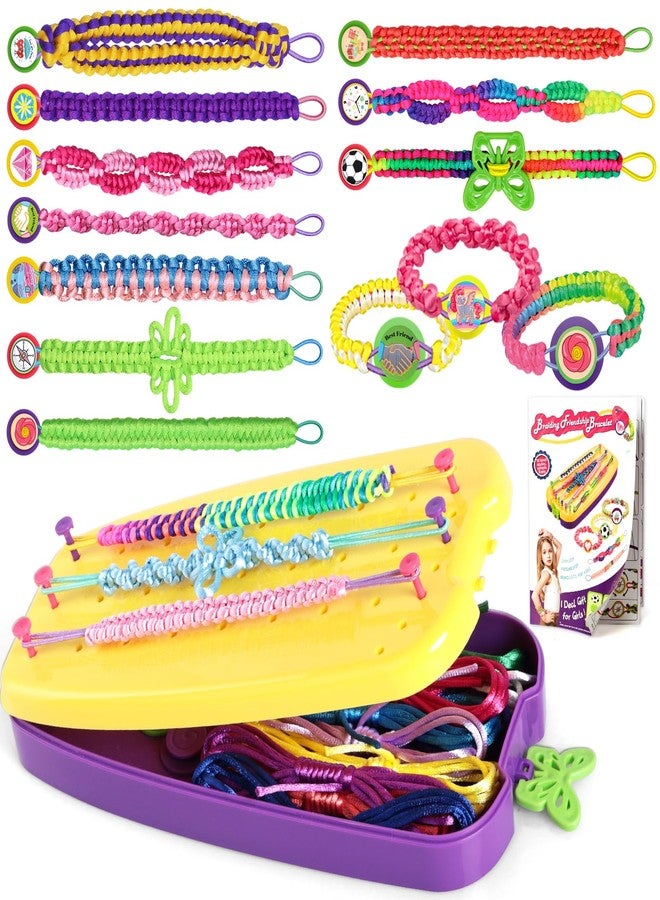 Reaeon Friendship Bracelet Making Kit, String Bracelets Maker Craft, Kids Jewelry Making Kit, Arts and Crafts for Kids, Christmas Birthday Gifts for Girls - Image 1