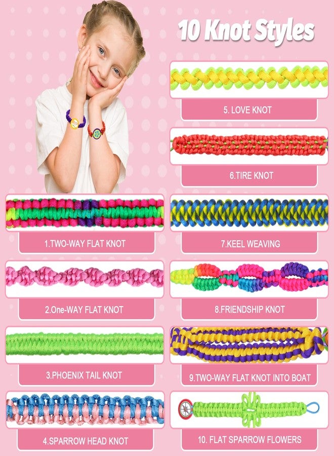 Reaeon Friendship Bracelet Making Kit, String Bracelets Maker Craft, Kids Jewelry Making Kit, Arts and Crafts for Kids, Christmas Birthday Gifts for Girls - Image 2