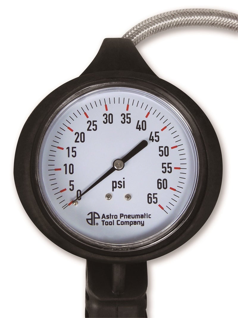 Astro Pneumatic Tool مضخة هواء الإطارات Astro 3082 TPMS مع خرطوم ستانلس 0-65 psi - Image 2