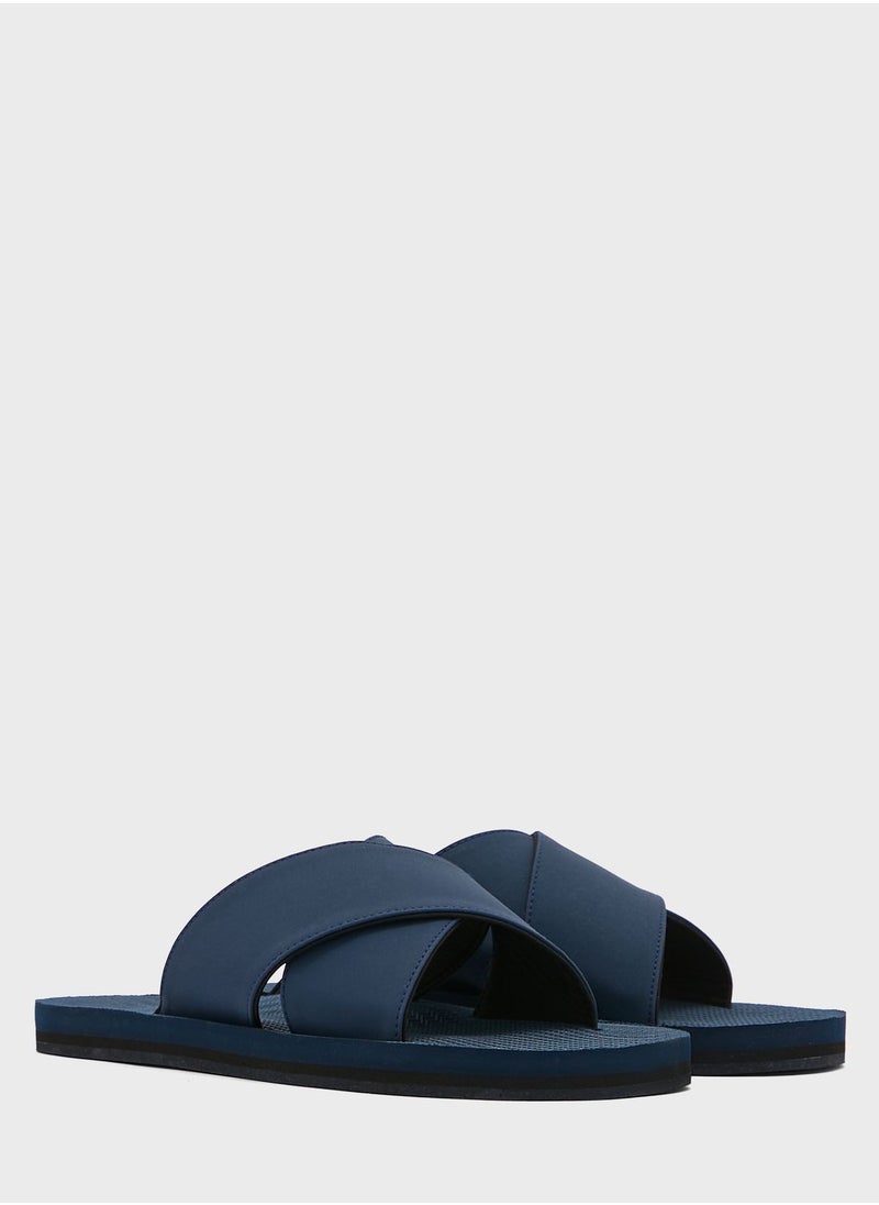 indosole - Casual Cross Strap Sandals - Image 1