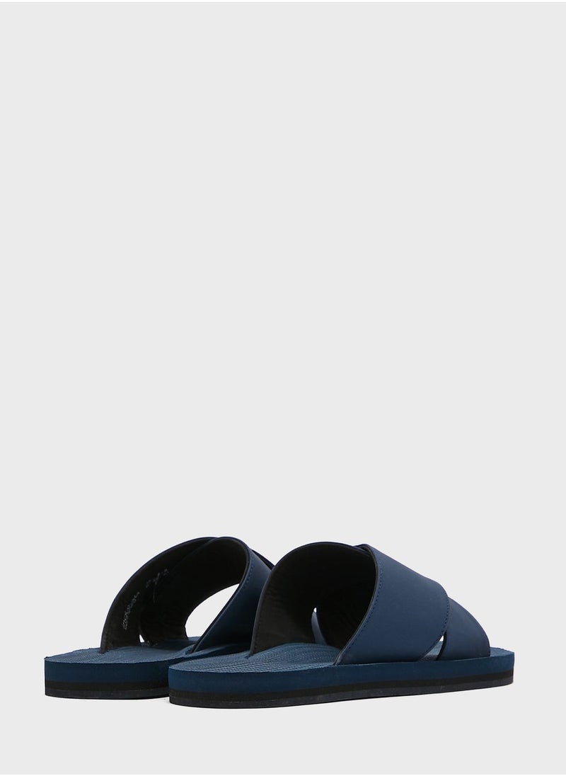 indosole - Casual Cross Strap Sandals - Image 1