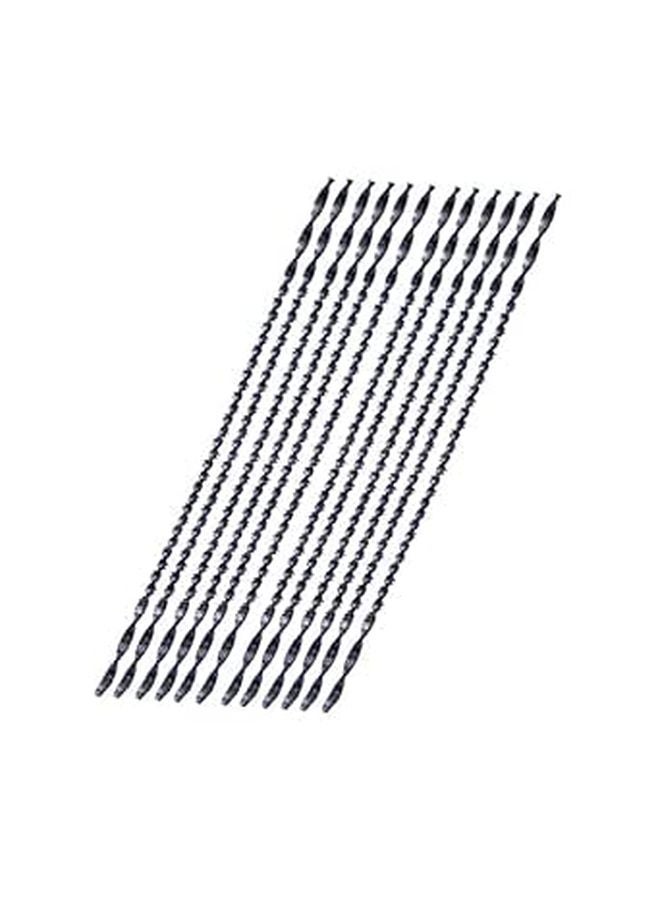 12Pcs U Shaped Spiral Saw Blades Steel High Hardness For Woodworking Precise Cutting Curve Sawing - Image 1