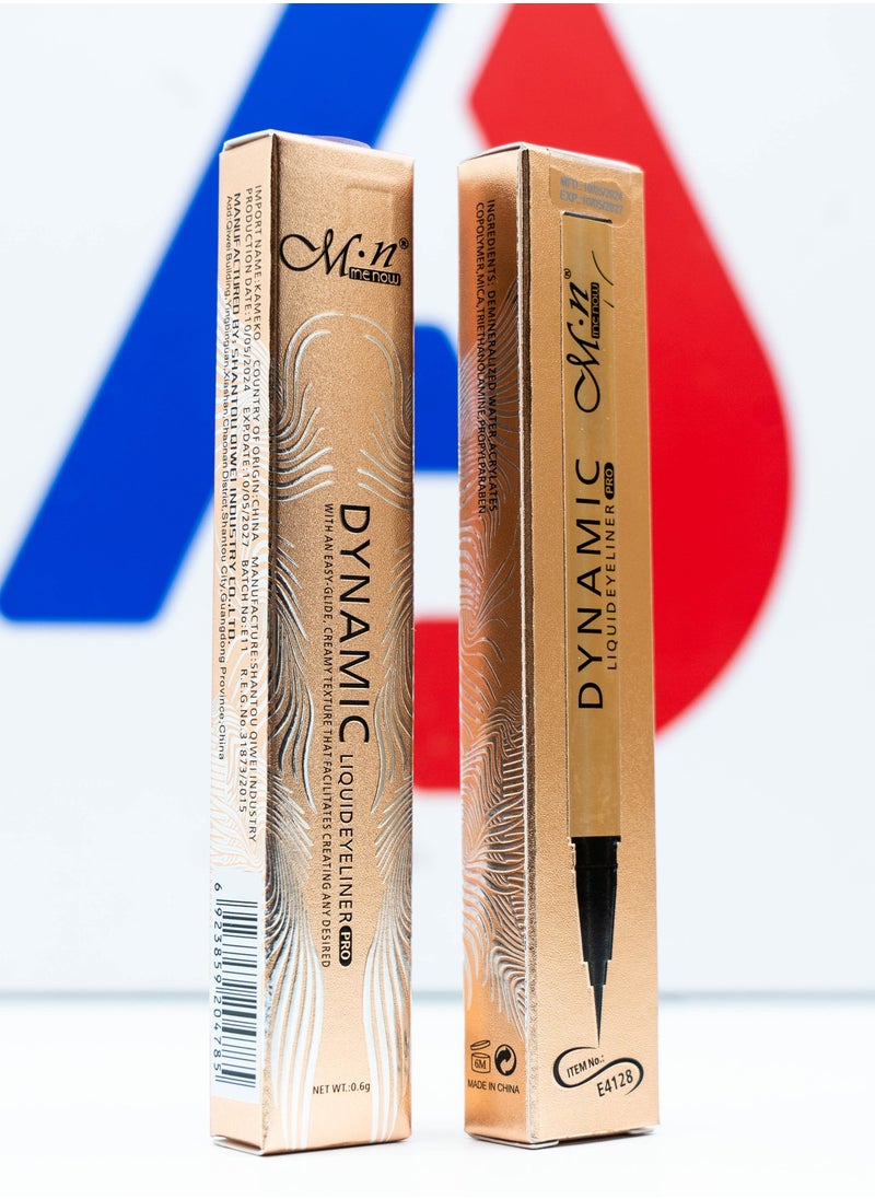 Menow New Dynamic Liquid Eyeliner 0.6g - 1 Black  - Image 3