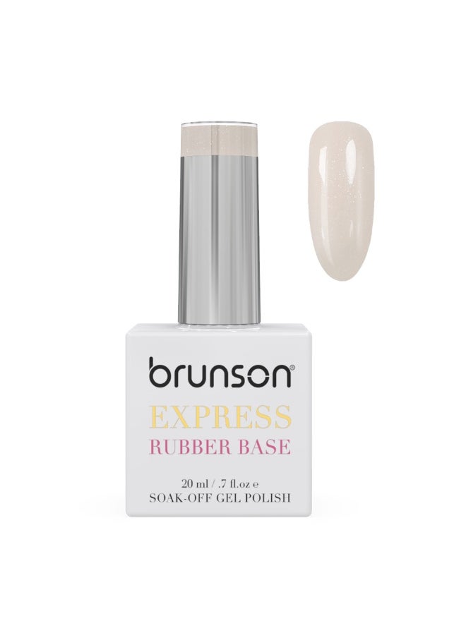 brunson Rubber Base Gel Nail Polish 20Ml - French Rubber Base Coat Long-Lasting, Durable And Chip-Resistant Nail Strengthener Gel Nail Polish Base Coat For Manicure And Pedicure 