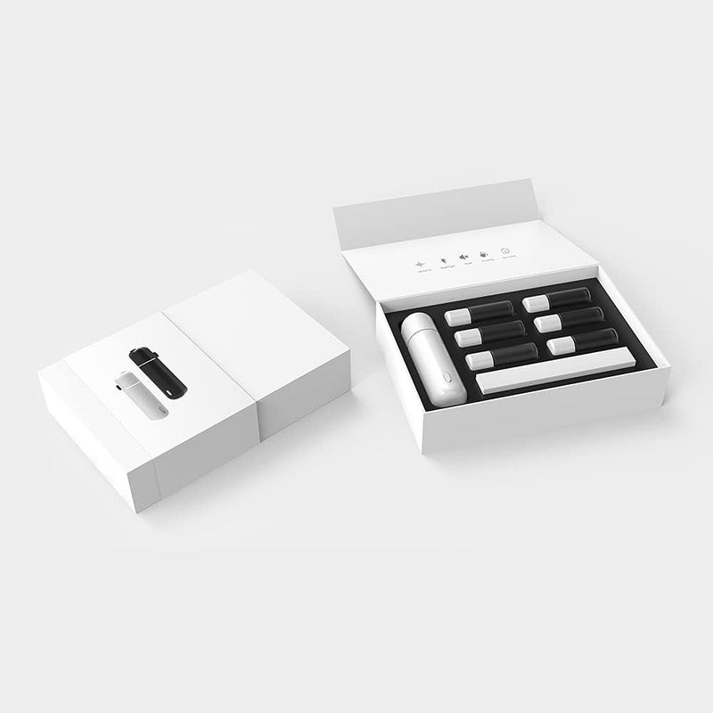 ذا سنتري جهاز توزيع رائحة السيارات Scentry mini (بتقنية الموجات فوق الصوتية) مزود ببطارية قابلة لإعادة الشحن (لون أبيض) ويحتوي على 6 روائح مختلفة - Image 2