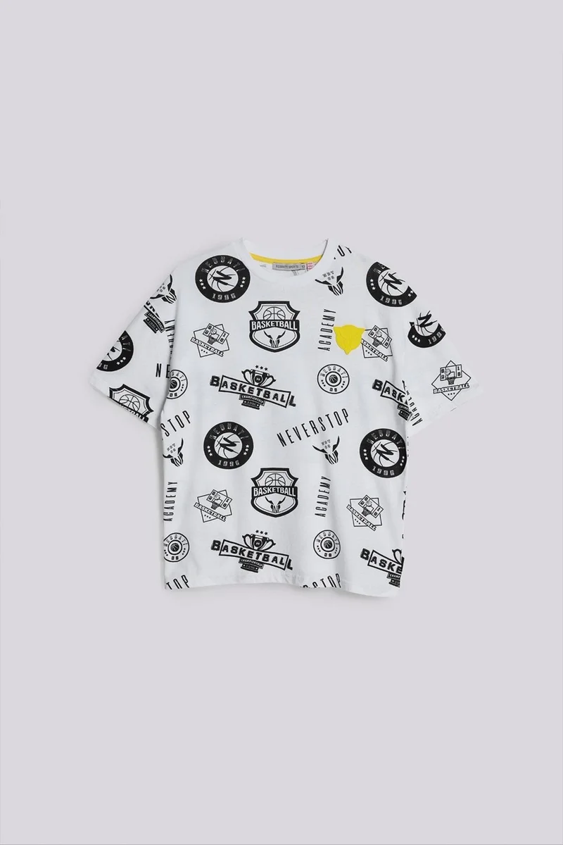 NEBBATI - Invalid brand Bg Store Boy Patterned Tshirt