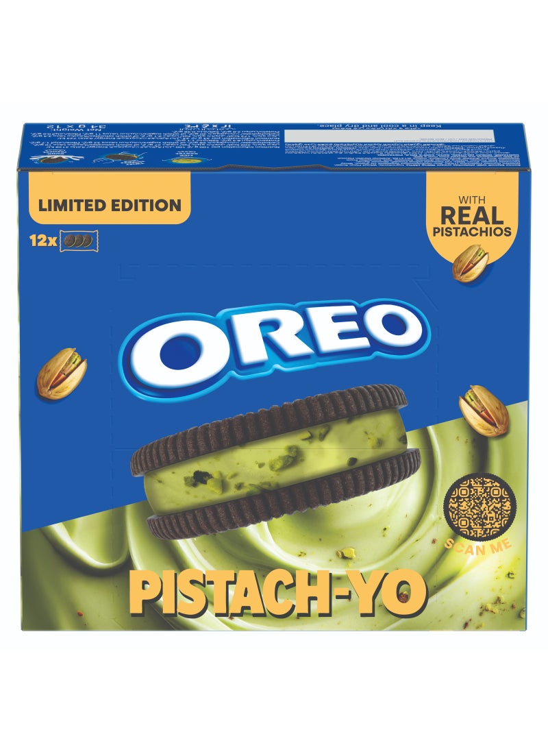Oreo Pistachio Cookie Sandwich Biscuit - Image 1