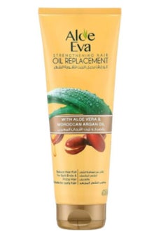 Aloe Eva Strenghthening Hair Oil Replacement With Aloe Vera And Argan Oil 250 ml + Hair Mask Pouch With Aloe Vera & Silk Proteins 250ml  - Image 3