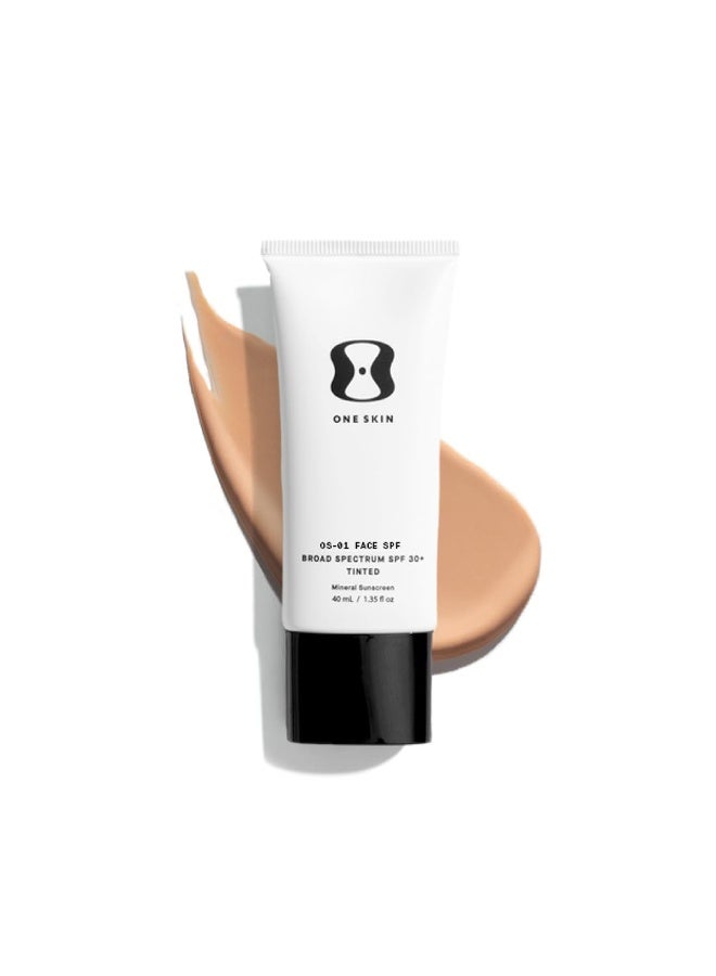 OneSkin FACE SPF OS-01 Peptide Broad Spectrum SPF 30+ Mineral Sunscreen- Scientifically Proven to Protect Skin from UV Aging, Includes Potent Antioxidants, For All Skin Types Including Sensitive Skin - Image 1