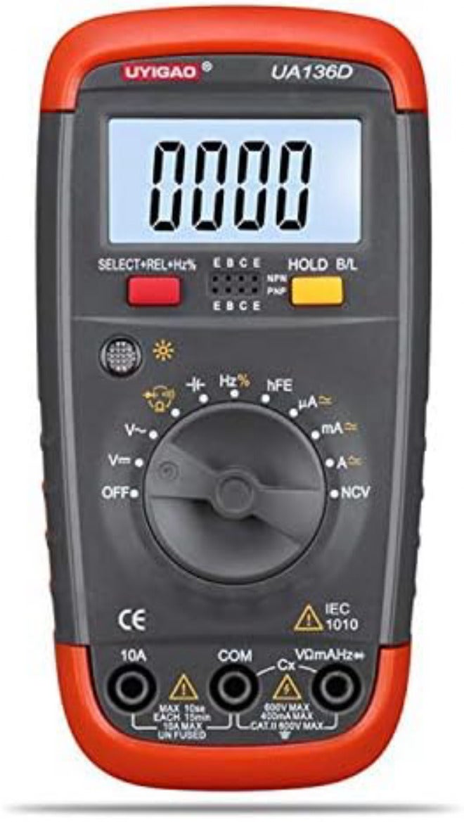 Measuring Instrument 3 in 1 UA136D Digital Multimeter with Non Contact Voltage Electrical Tester - Image 1