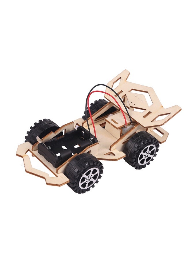 DIY Wooden Children's Car Model Kit with Motor and Easy to Assemble Parts Build Your Own Fun Educational and Motorized Vehicle for Creative Play - Image 5