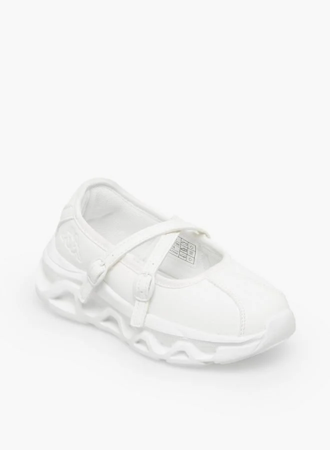 كابا Girls Buckle Closure School Mary Jane Shoes