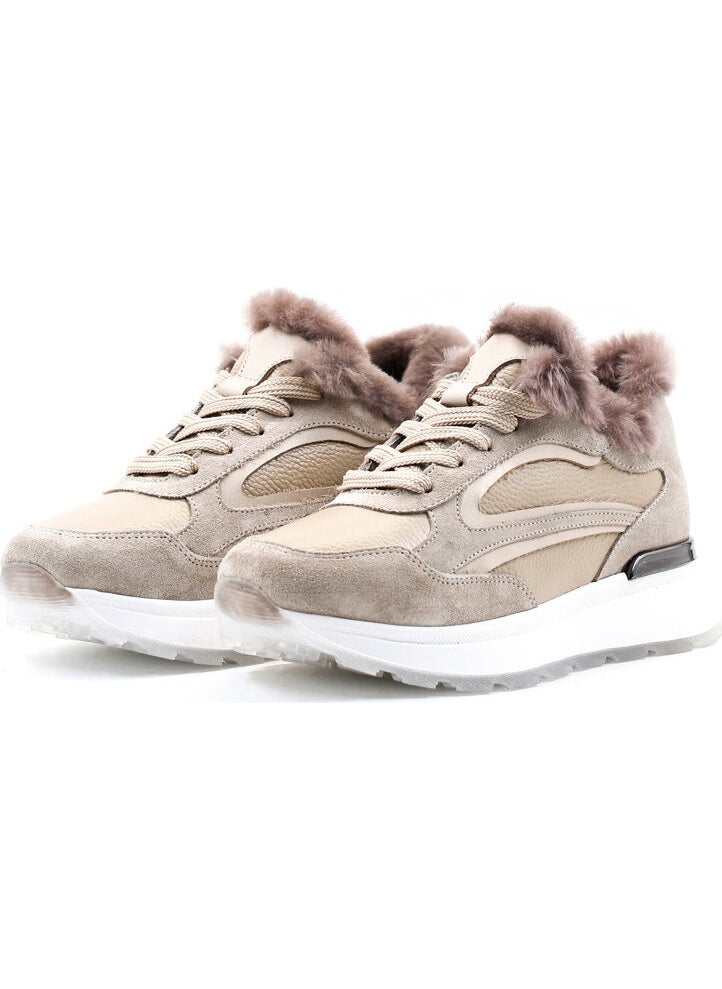 Fast Step Leather Shearling Women's Casual Shoes 757KZA24503  - Image 3