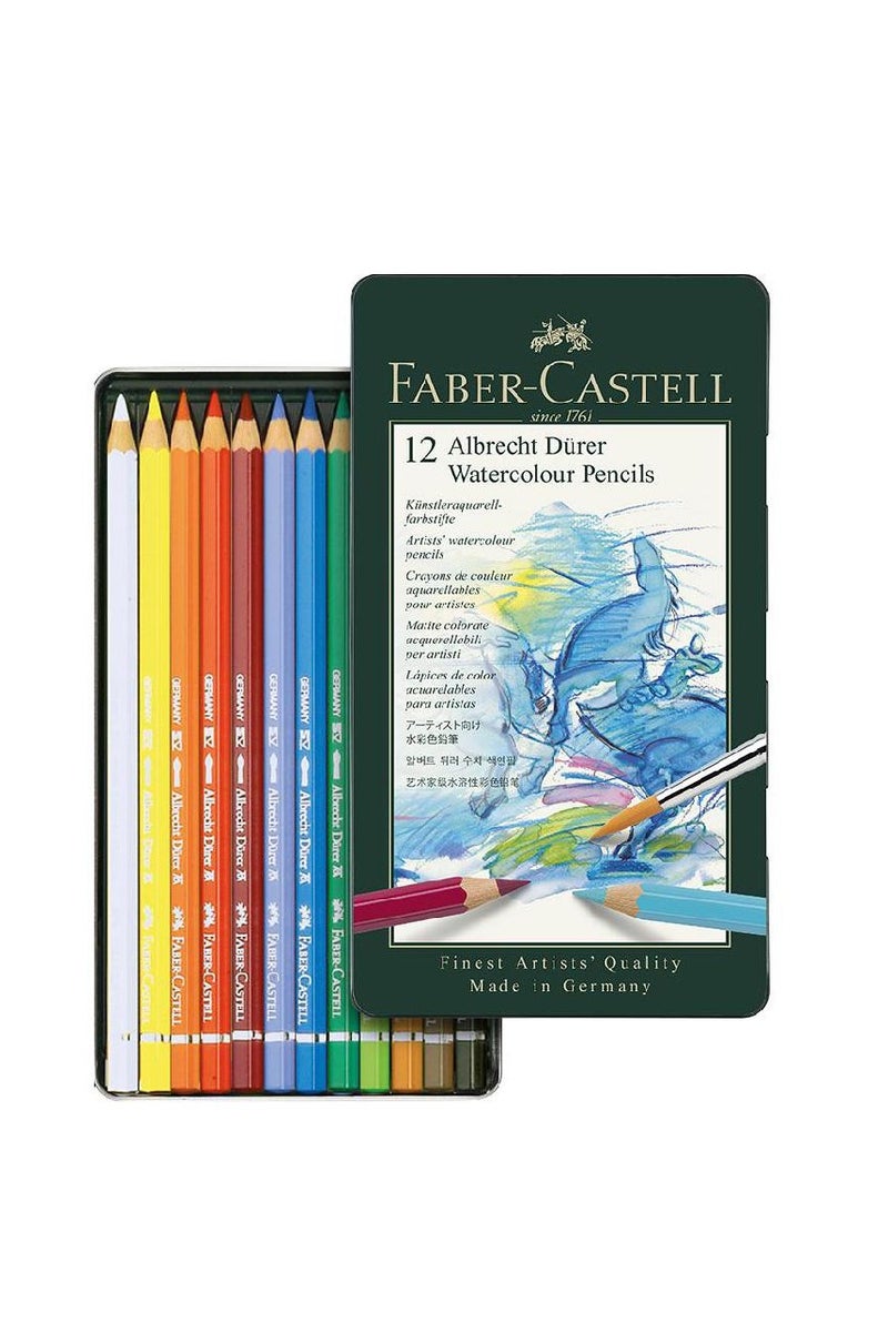 مجموعة أقلام ألوان مائية من ألبريشت دورر ألوان متنوعة ١٢ لونًا