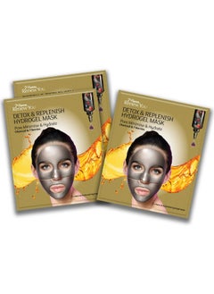 7th Heaven Renew You Detox & Replenish Hydrogel Mask , Pore Minimiser & Hydrate, 2+1 Free