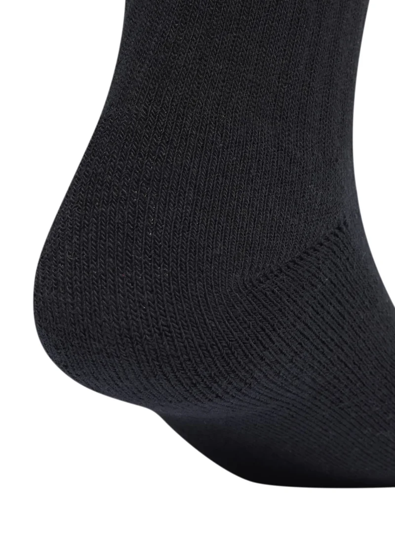 Adidas 6 Pack Linear Cushioned Crew Socks