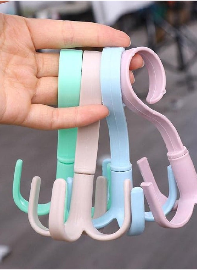 fashionhome Set of 3-Claw Wall Hook Storage Holder Self Adhesive Wall-Mounted 360° Swivel Heavy Duty Kitchenware Hanger Restaurant Accessories  - Image 3