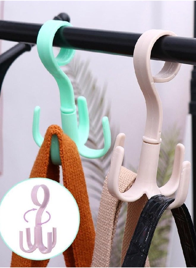 fashionhome Set of 3-Claw Wall Hook Storage Holder Self Adhesive Wall-Mounted 360° Swivel Heavy Duty Kitchenware Hanger Restaurant Accessories  - Image 4