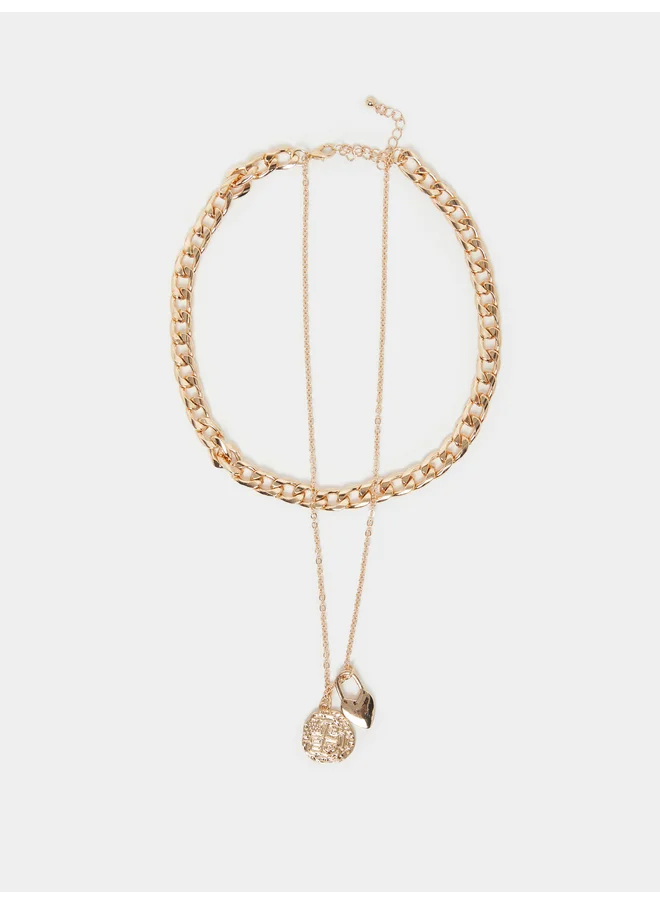 ستايلي Styli Chain and Pendant Necklace