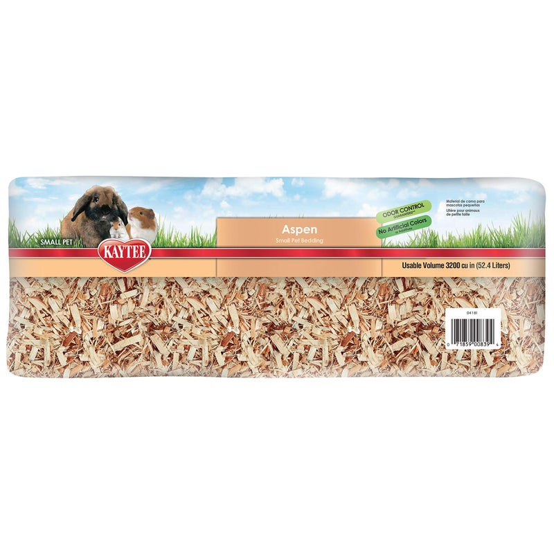 Kaytee Aspen Small Animal Pet Bedding For Pet Guinea Pigs, Rabbits, Hamsters, Gerbils, and Chinchillas, 52.4 Liters - Image 3