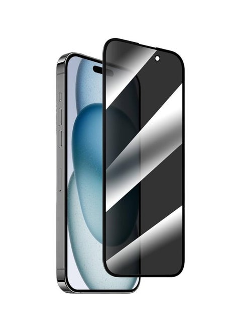 واقي شاشة لـ آيفون 14 بلس (iPhone 14 Plus) (ضد البصمة) نانو مضاد للتجسس لحماية الخصوصية (لقافة) و بجودة عالية, حماية قصوى للشاشة من الخدوش والكسر