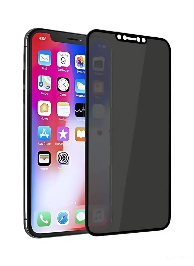 واقي شاشة لـ آيفون 14 بلس (iPhone 14 Plus) (ضد البصمة) نانو مضاد للتجسس لحماية الخصوصية (لقافة) و بجودة عالية, حماية قصوى للشاشة من الخدوش والكسر