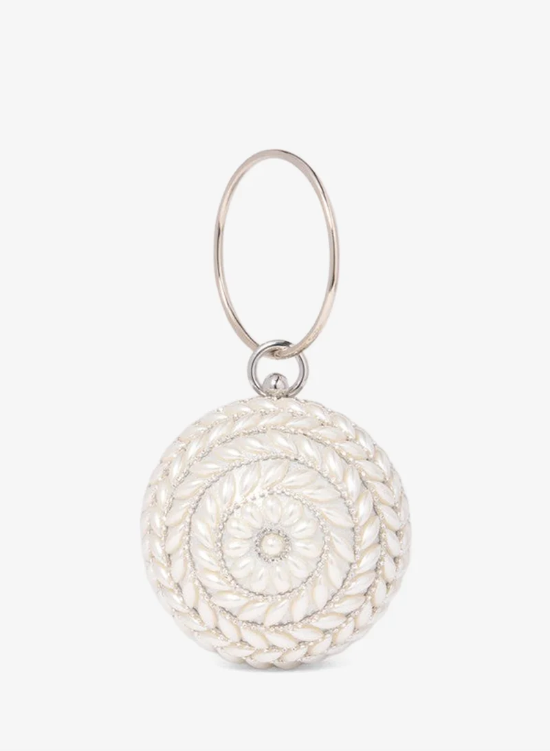 forever new  PANDORA Pearl Round Clutch for Women | Best Price UAE
