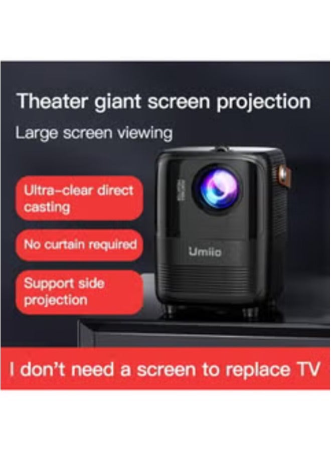 ELTRAZONE A008 Intelligent Screen Projector: 5G WiFi & Bluetooth 1080P Entertainment in Black  - Image 3
