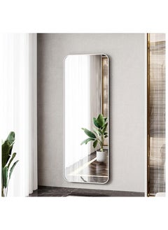 Vparty Large Full-Length Standing Mirror (50x160cm) with HD Imaging, Aluminum Alloy Frame, and Stable Stand Bracket – Durable and Stylish Floor Mirror with Arched Design, Freestanding or Wall-Mounted, Functional Accent Mirror for Bedroom, Hallway, Living Room, and Entryway, Modern Home Decor, Leaning or Hanging Full Body Mirror (Silver) - pzsku/Z040561179802A143D839Z/45/_/1737551068/54cebad1-23ae-4d61-903e-37fcdfd6dccd