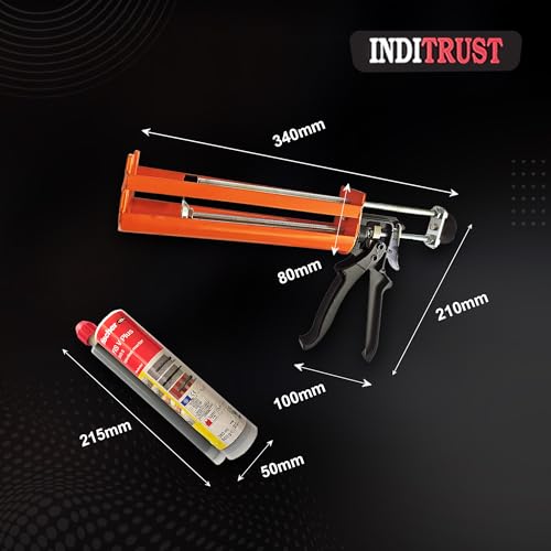 Inditrust مسدس مواد كيميائية من INDITRUST بجسم فولاذي لإعادة التثبيت - Image 5