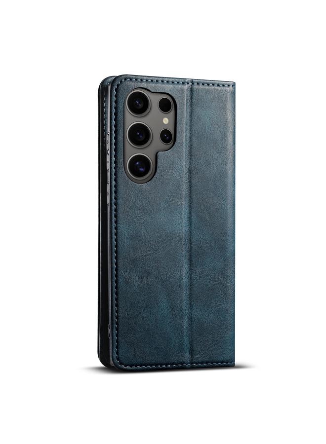 Suteni Case For Samsung Galaxy S24 Ultra 5G J02 Oil Wax Wallet Leather Phone Case - Image 3