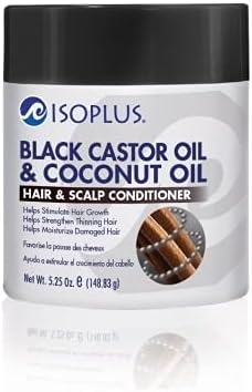Isoplus Black Castor Oil & Coconut Oil 5.25oz