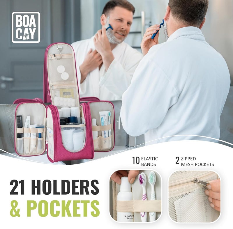 BOACAY Premium Hanging Travel Toiletry Bag - Image 4