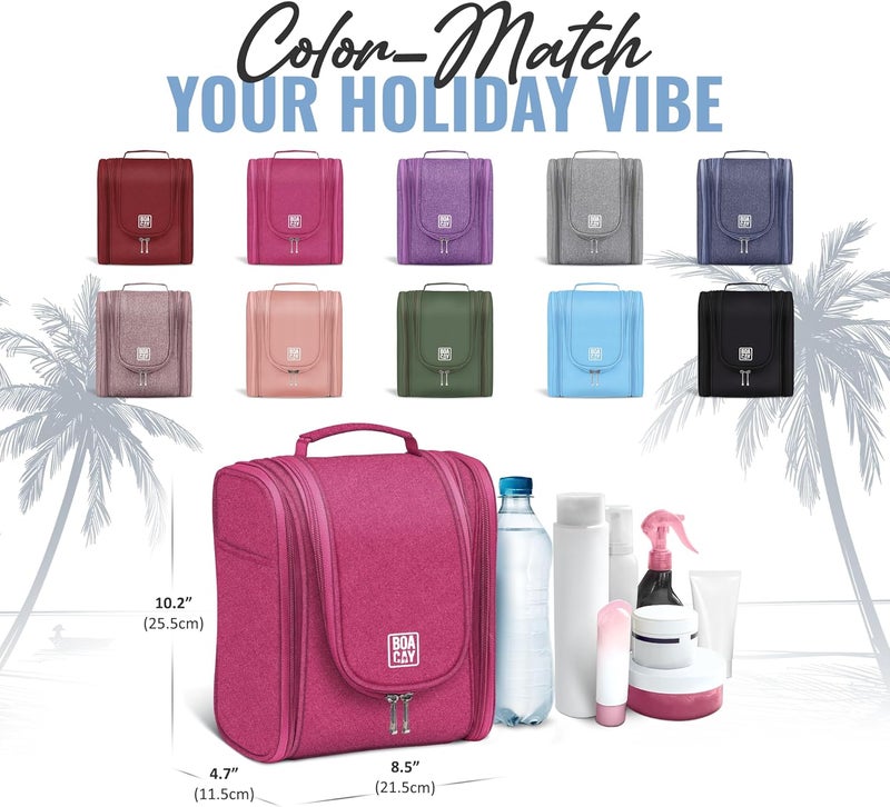 BOACAY Premium Hanging Travel Toiletry Bag - Image 3