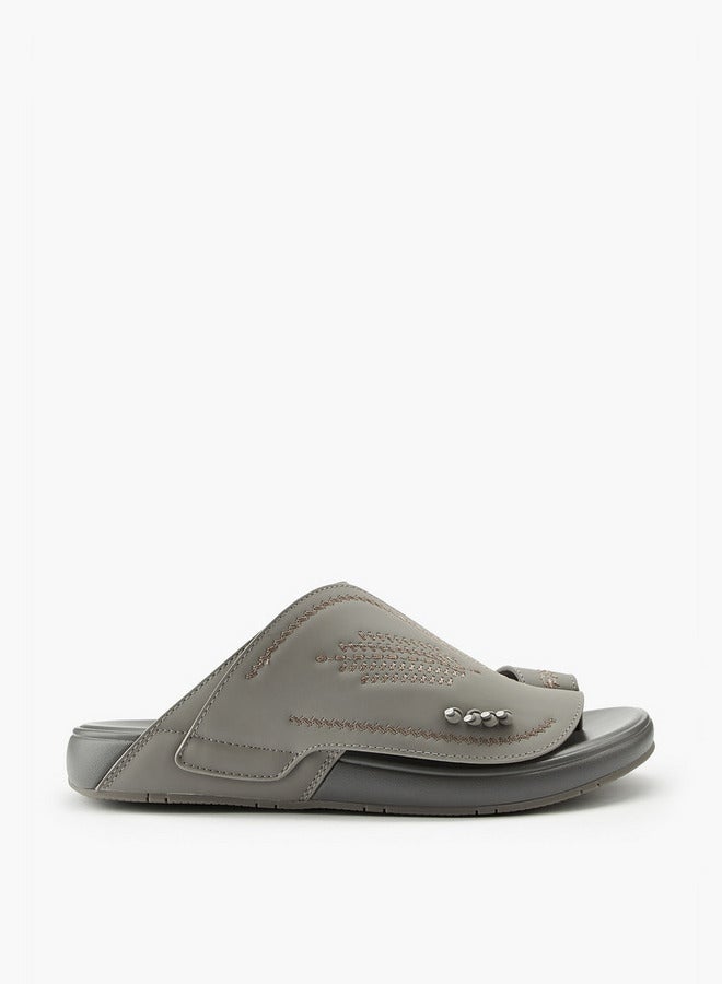 دوتشيني صنادل رجالية مطرزة عربية سهلة الارتداء - Image 1