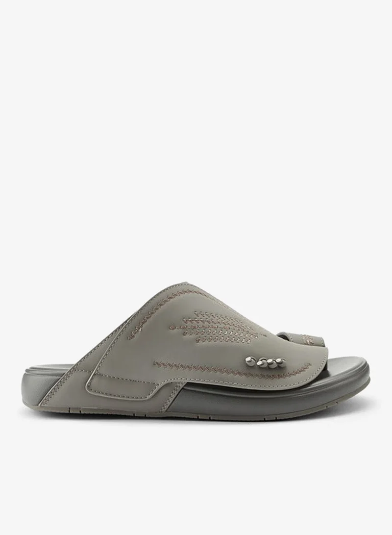 DUCHINI Men's Embroidered Arabic Slip-On Sandals Ramadan Collection