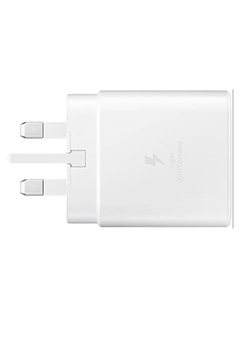 Samsung Original 45W USB-C Tablet and Mobile Phone Wall/Mains Plug Charger – Genuine Super Fast Charging 2.0 for Samsung Galaxy Note S10+ and other USB Type C Devices– White, - Image 2