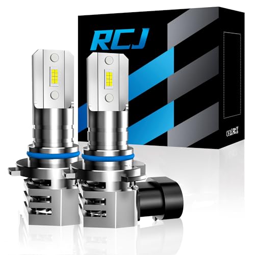 RCJ 9006/HB4 Fog Bulbs, 6000K Cool White with Cooling Fan, Plug-N-Play, Pack of 2 - Image 1