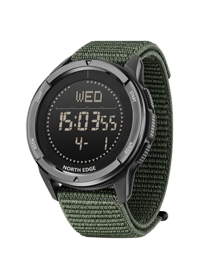 North Edge Carbon Fiber Outdoor Sports Military Lightweight Electronic Watch, Men's Compass Alarm Clock, Pedometer Calorie Counter Student Watch - Image 1