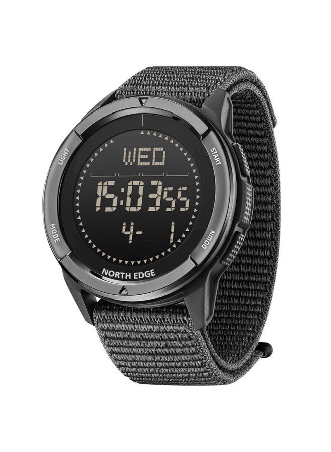 North Edge Carbon Fiber Outdoor Sports Military Lightweight Electronic Watch, Men's Compass Alarm Clock, Pedometer Calorie Counter Student Watch - Image 5