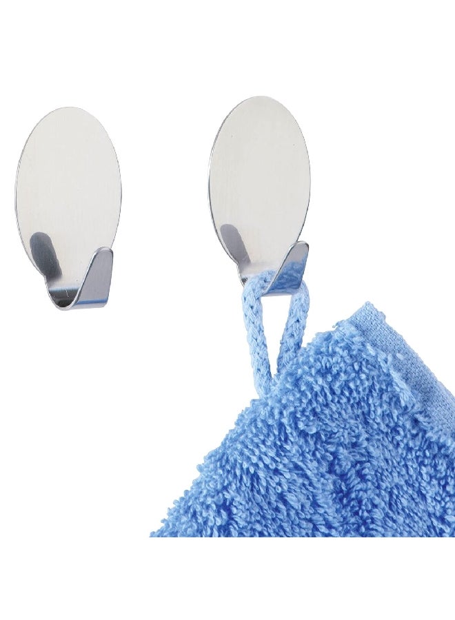 Wenko 2-Piece Wall Strip Hook Silver 15.494 x 2.032 x 9.398 cm 4477020100 - Image 2