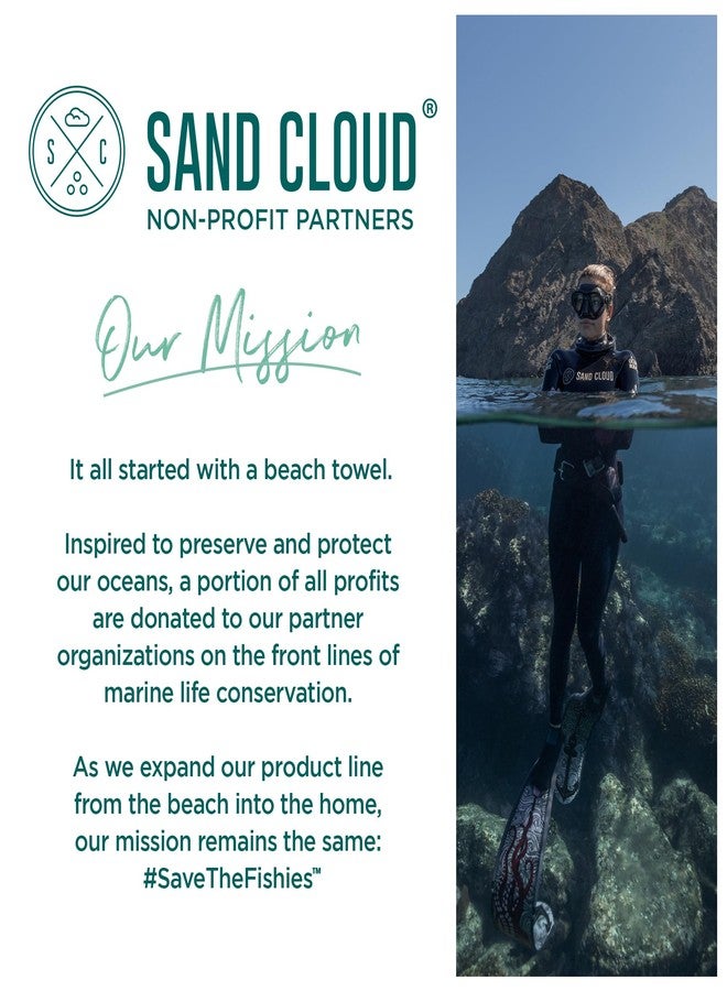 Sand Cloud Turkish Bath Towels Bundle for Bathroom, Set of 4 (Terra Navy) - Large Size - 100% Certified Organic Cotton Yarn is Lightweight, Soft & Absorbent - Premium Bath & Hand Towels Dry Faster - Image 5