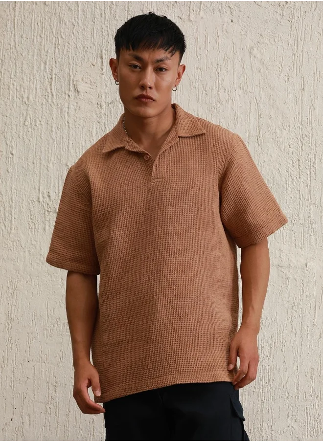 هوبرهولمي Brown T-Shirt For Men