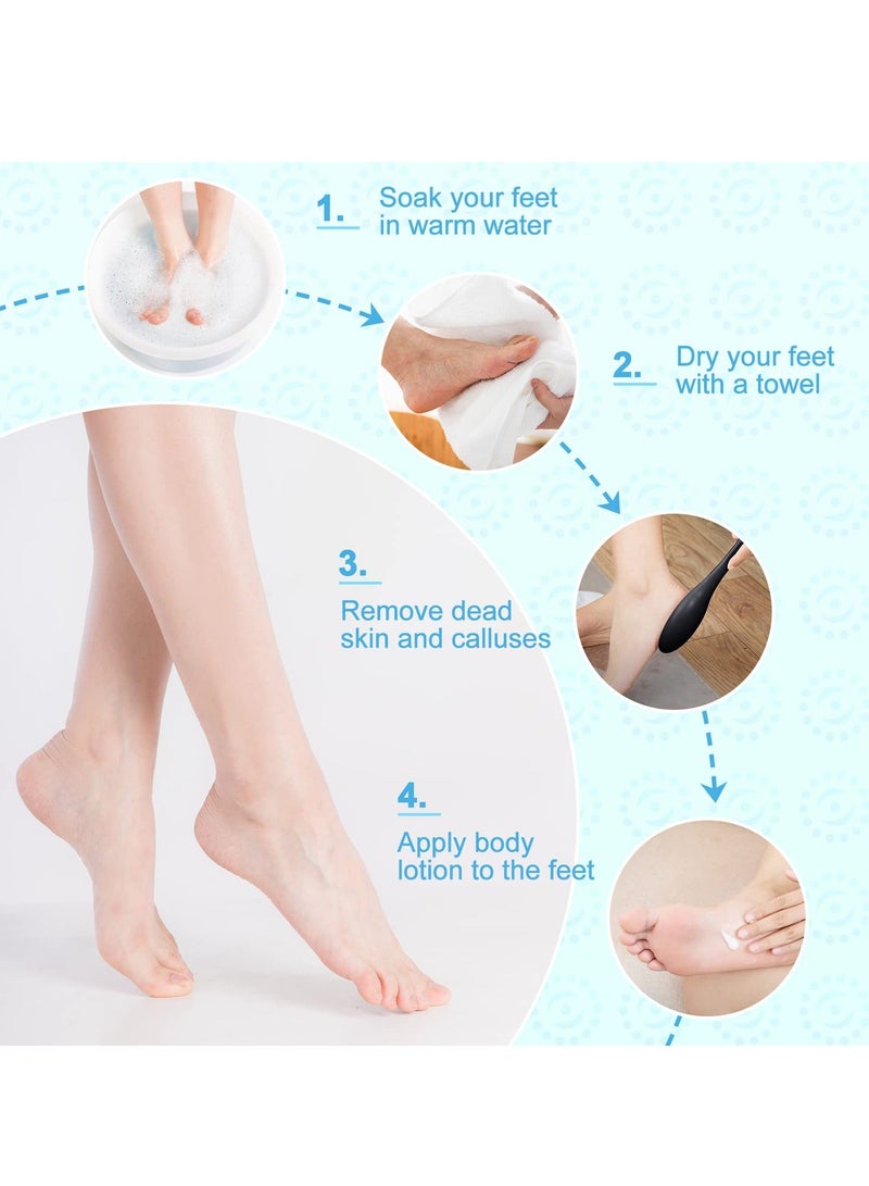 Foot rasp Pedicure Foot File, Removes Damaged and Hard Skin, Avoids Callus Buildup, Gentle Foot Pedicure Tools - Image 3