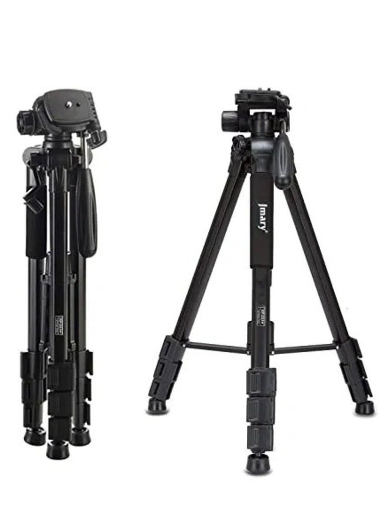 Jmary 2234 Professional Aluminium Alloy Tripod Stand - 3-Way Swivel Pan Head - Image 1