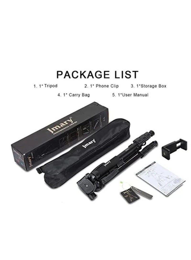 Jmary 2234 Professional Aluminium Alloy Tripod Stand - 3-Way Swivel Pan Head - Image 3