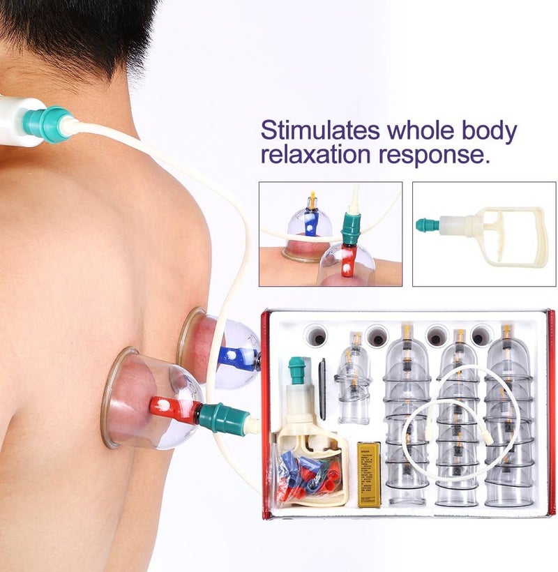 klarako Massage Cupping Set, 32 pcs/Set Cup Vacuum Massage Kit Pain Relief Health Care Vacuum Suction Cupping Set for Body Massage - Image 5