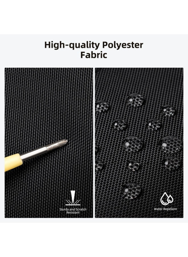 أركتيك هانتر حقيبة كمبيوتر محمول Arctic Hunter للرجال والنساء 2 في 1 حقيبة يد مكتبية مزودة بجيب للكمبيوتر المحمول مقاس 15.6 بوصة وحجرات متعددة وحزام كتف قابل للفصل وحقيبة مقاومة للصدمات والماء - Image 5