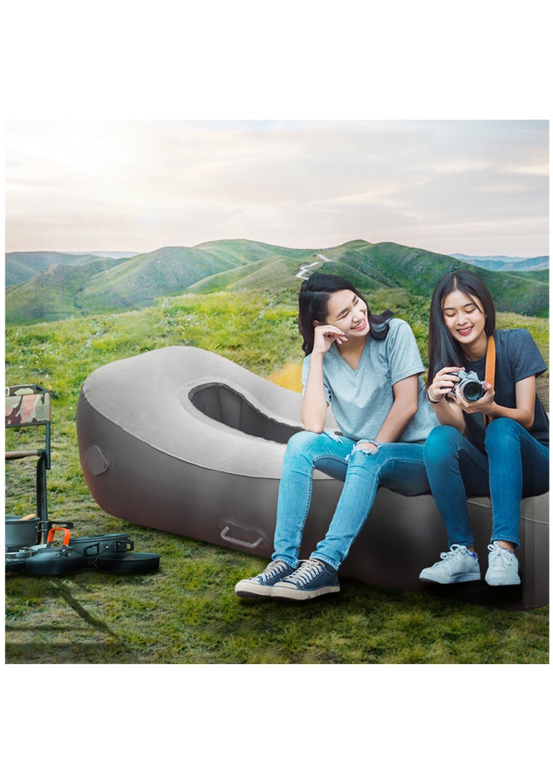 Arabest - Auto Inflatable Couch, Air Mattress Sofa Bed with Portable Air Pump - Image 1